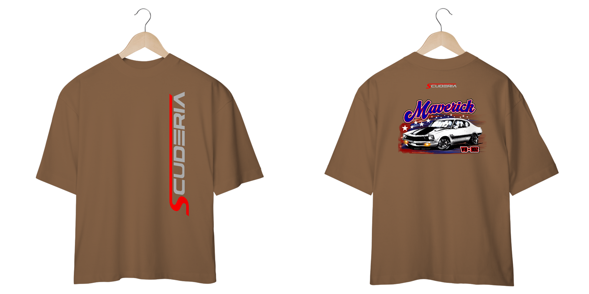 Camiseta Oversized Maverick V8 302 Scuderia