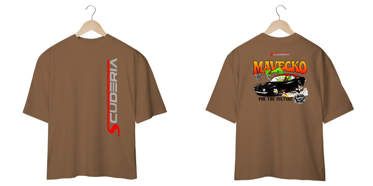 Nome do produto: Camiseta Oversized Mavecko V8 Scuderia