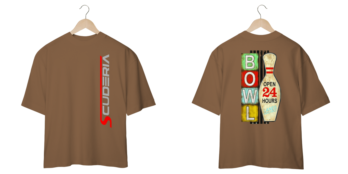 Nome do produto: Camiseta Oversized Bowl 24hs Scuderia