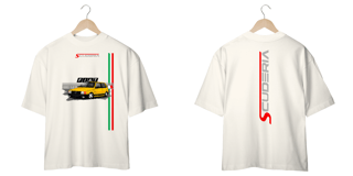 Camiseta Oversized Coleção Anos 80 Fiat Uno 1.5R Scuderia