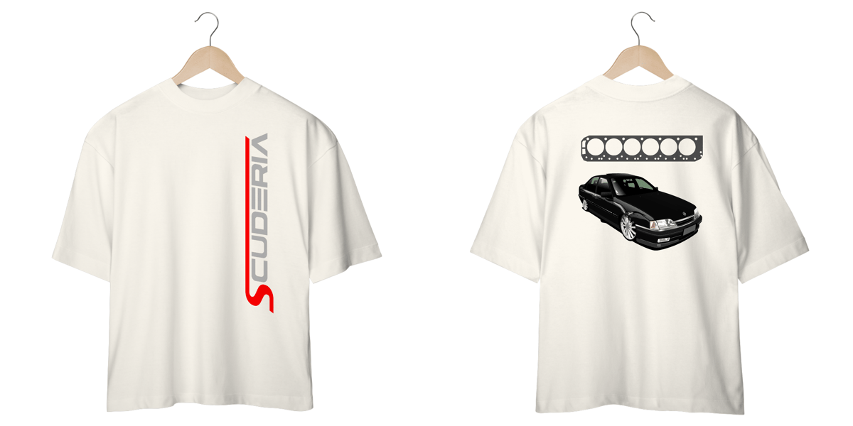 Nome do produto: Camiseta Oversized Omega CD Preto 6 cilindros Scuderia