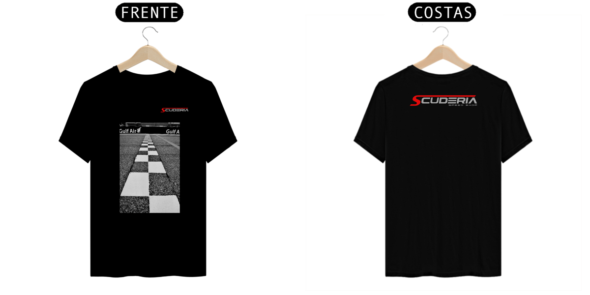 Nome do produto: T-Shirt Prime Linha de Chegada Scuderia