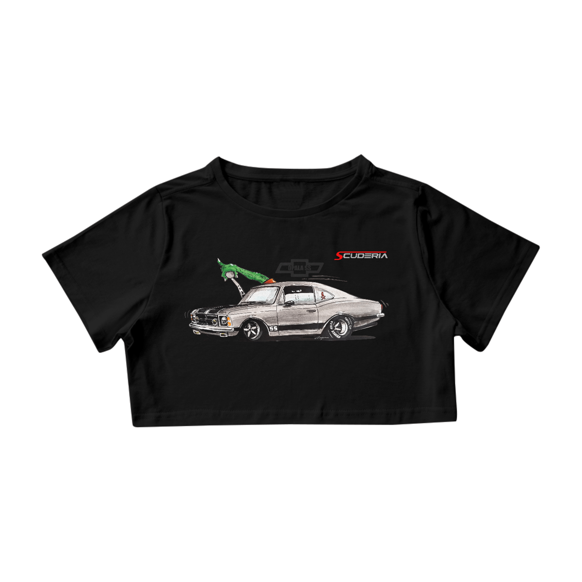 Nome do produto: Cropped Opala SS Ghost Scuderia