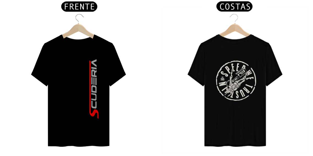 Nome do produto: T-Shirt Prime We Trust in Speed Scuderia