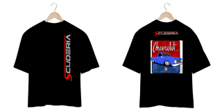 Nome do produto Camiseta Oversized Coleção Anos 70 C10 Azul Scuderia