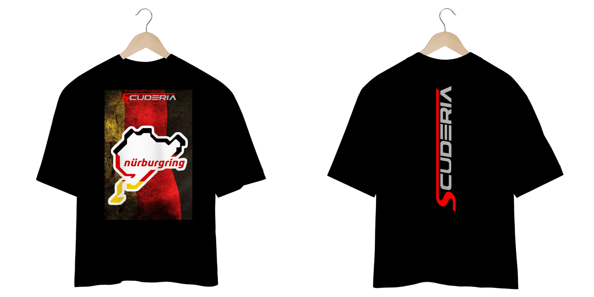 Camiseta Oversized Circuito de Nurburgring Scuderia