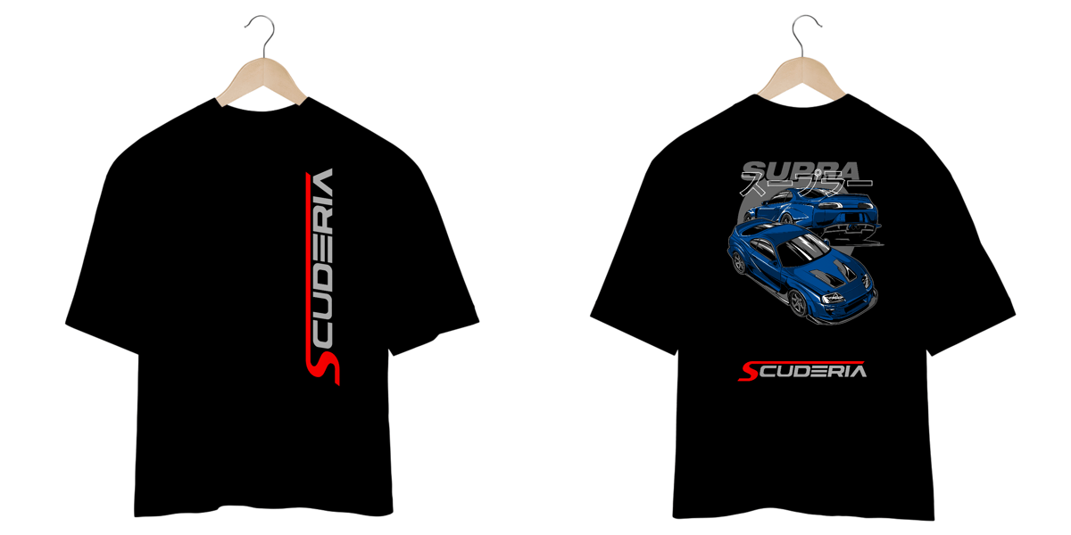 Nome do produto: Camiseta Oversized Toyota Supra Scuderia