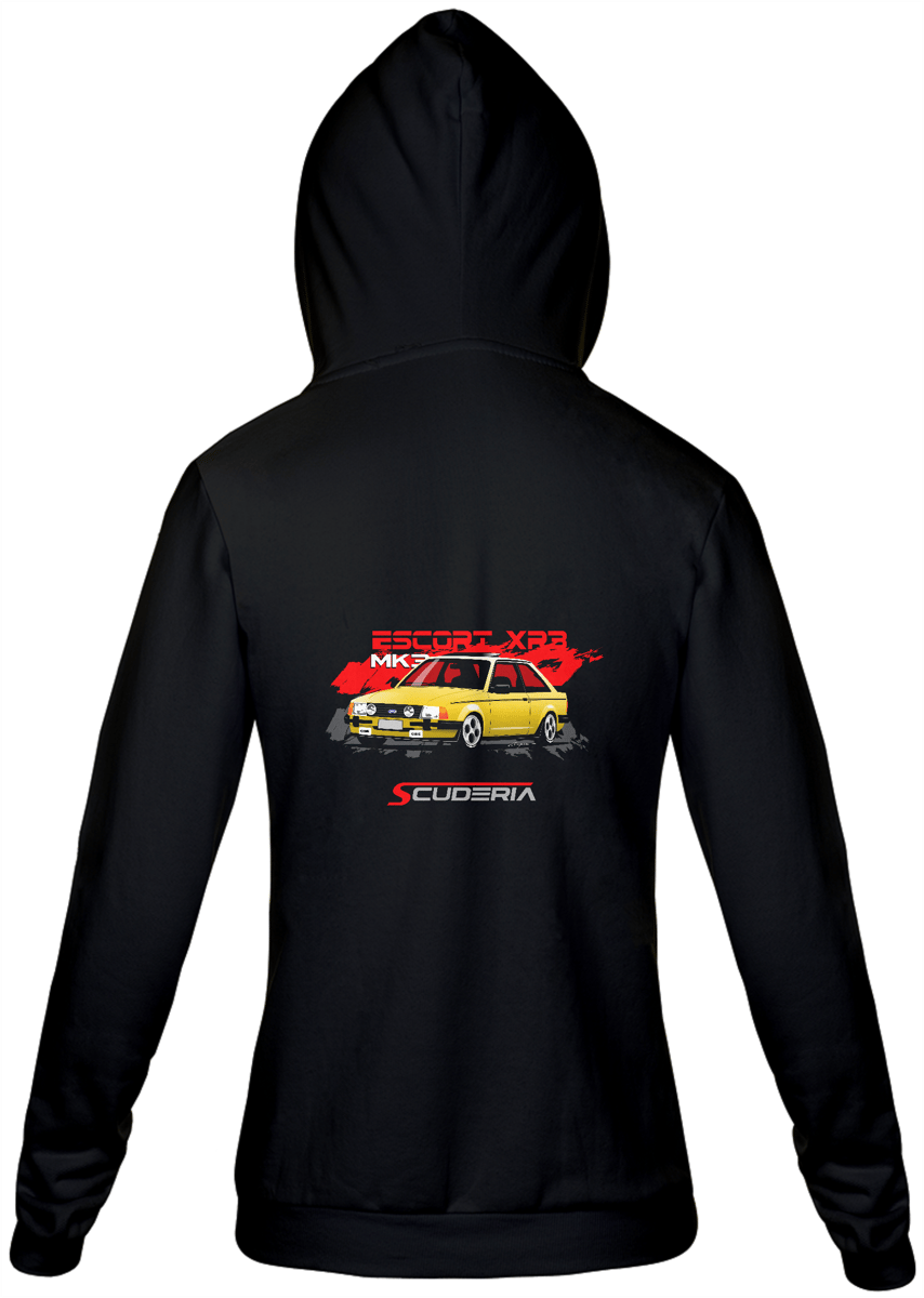 Nome do produto: Moleton com Zíper Coleção Anos 80 Escort XR3 Mk3 Scuderia