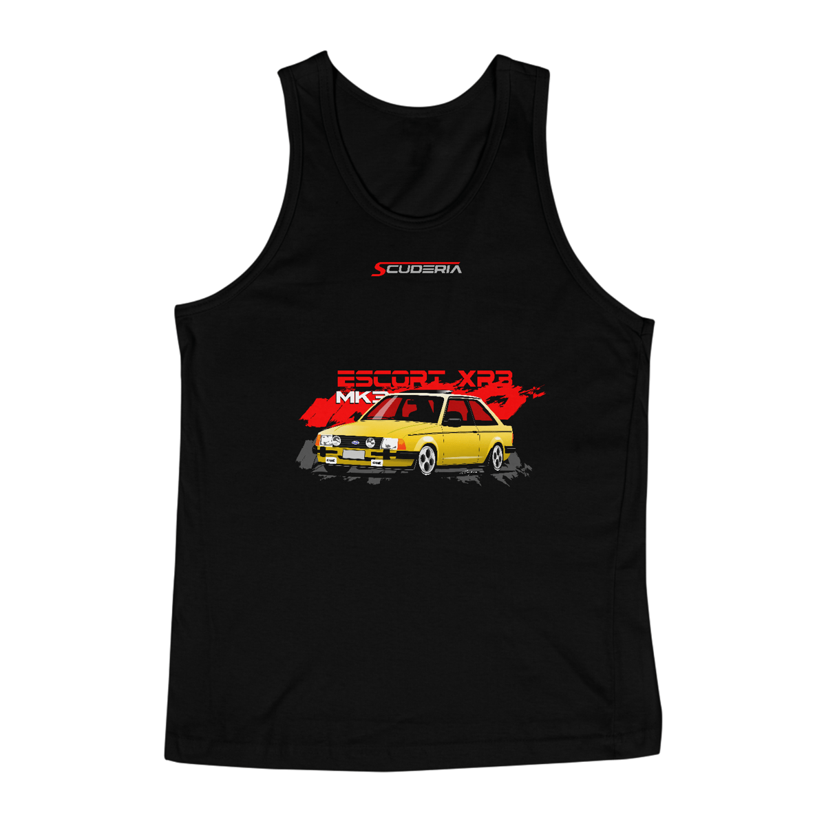 Nome do produto: Regata Masculina Quality Coleção Anos 80 Escort XR3 MK3 Scuderia