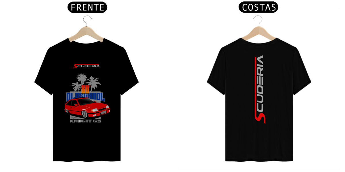 Nome do produto: T-Shirt Prime Coleção Anos 80 Kadett GS Scuderia
