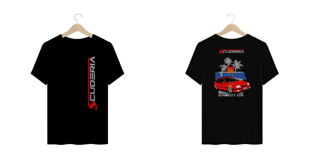 Nome do produto: T-Shirt Plus Size Coleção Anos 80 Kadett GS Scuderia