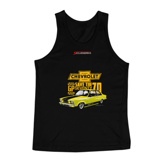 Nome do produto Regata Masculina Quaity Coleção Anos 70 Chevette GPII Amarelo Scuderia