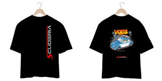 Nome do produto Camiseta Oversized Coleção Volks Day Fusca Azul Scuderia