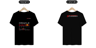 Nome do produto T-Shirt Pima Oracle Red Bull Racing F1 Scuderia