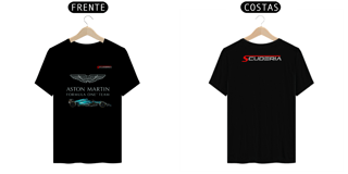 Nome do produto T-Shirt Pima Aston Martin Formula 1 Team Scuderia