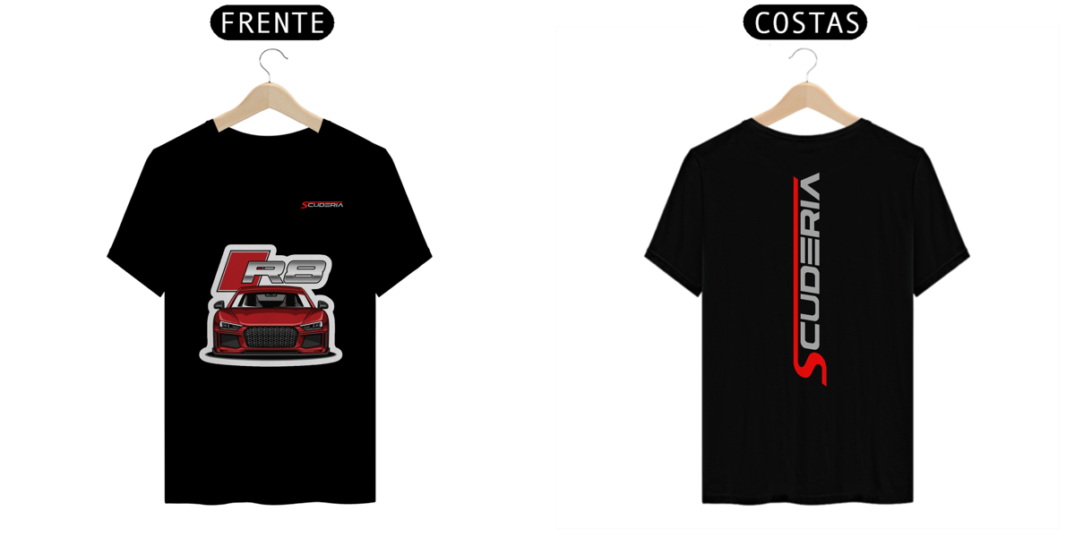 Nome do produto: T-Shirt Prime Audi R8 Scuderia