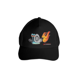 Nome do produto Boné Americano com Tela Caramujo Turbo Scuderia