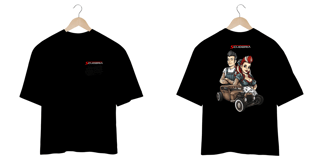 Nome do produto Camiseta Oversized Hot Rod Pin Up Scuderia