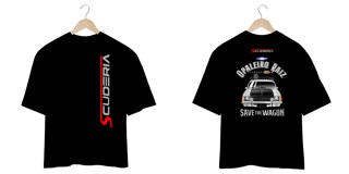 Nome do produto Camiseta Oversized Coleção Anos 70 Caravan SS 78 Branca Scuderia