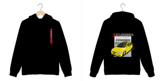 Nome do produto Moleton Canguru Coleção Anos 90 Corsa GSI Amarelo Scuderia