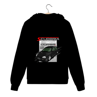 Nome do produto Moleton com Zíper Coleção Anos 90 Corsa GSI Preto Scuderia