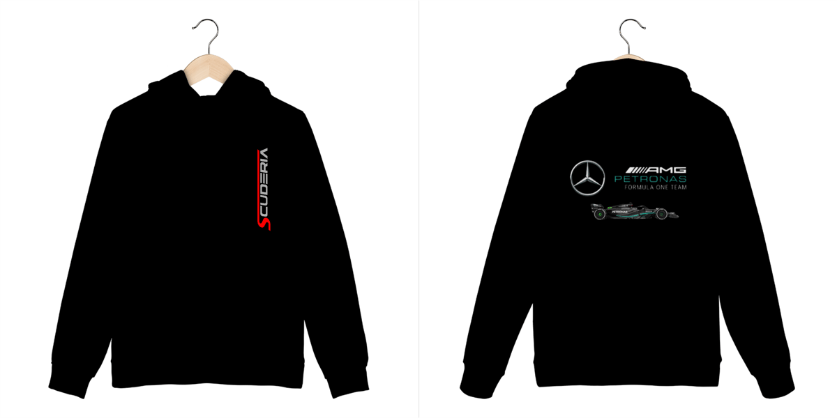 Nome do produto: Moleton Canguru AMG Petronas Formula One Team Scuderia