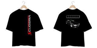 Nome do produto Camiseta Oversized Omega CD Preto 6 cilindros Scuderia
