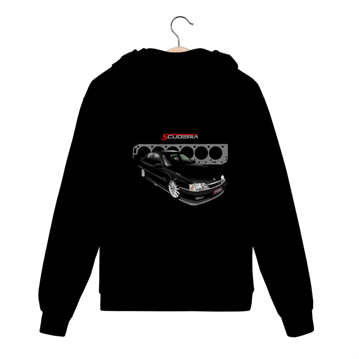 Nome do produto: Moleton com Zíper Omega CD Scuderia