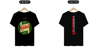 Nome do produto T-Shirt Pima Placa Vintage Castrol Scuderia