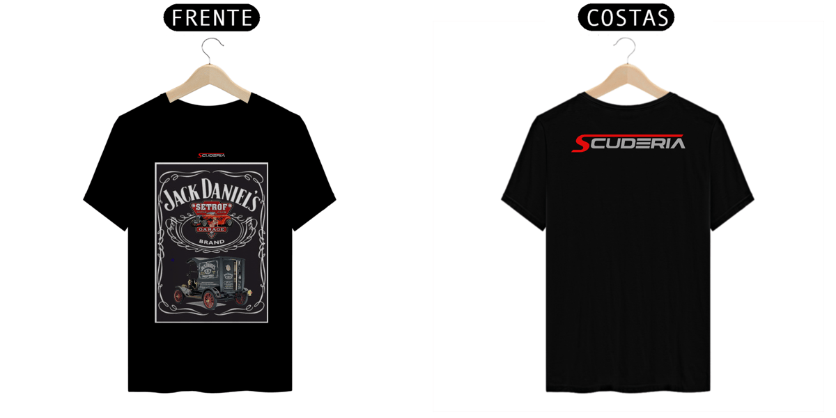 Nome do produto: T-Shirt Classic Jack Daniel\'s Vintage Scuderia