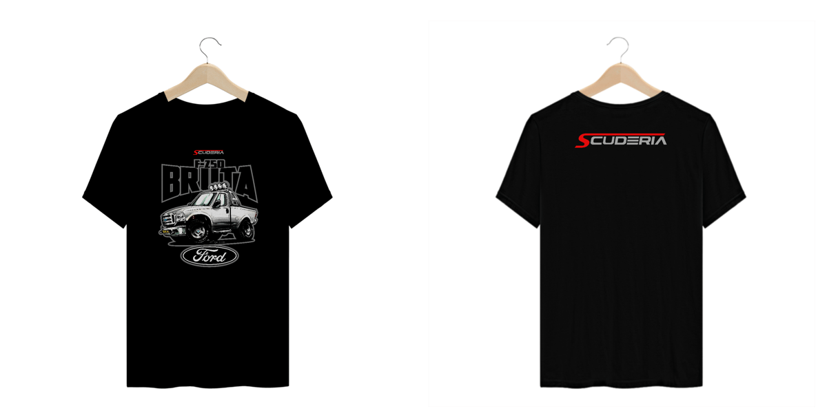Nome do produto: T-Shirt Plus Size F-250 Bruta Scuderia