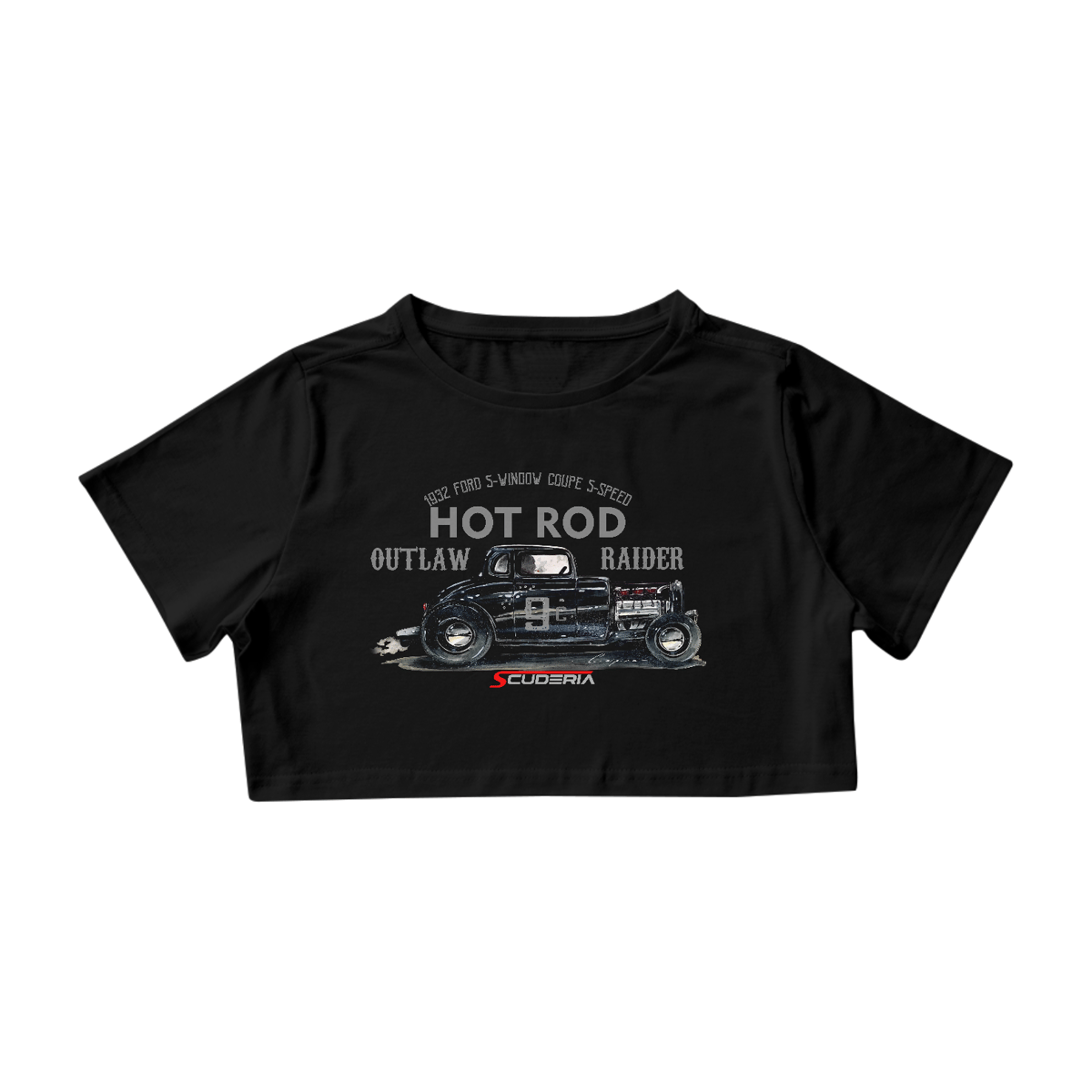 Nome do produto: Cropped Hot Rod Outlaw Raider Scuderia