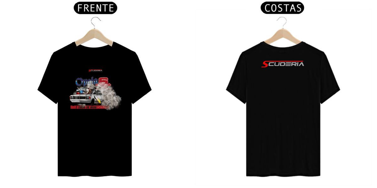 Nome do produto: T-Shirt Quality Opala Turbo Scuderia