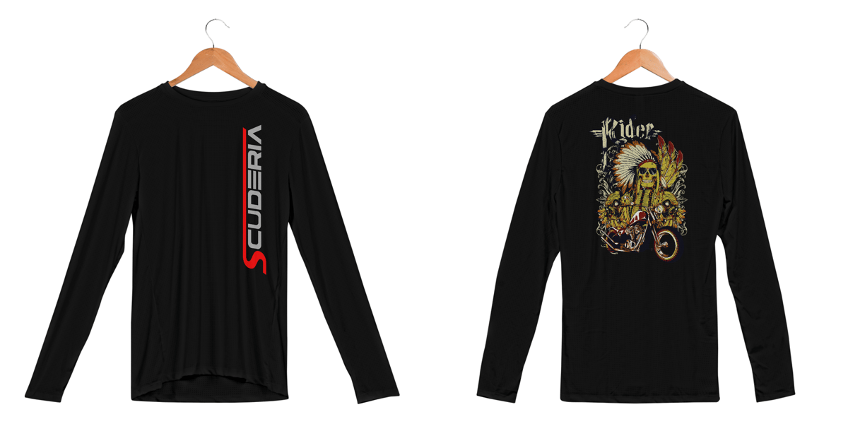 Nome do produto: Manga Longa UV Rider Scuderia