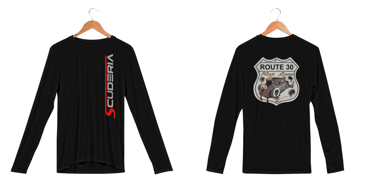 Nome do produto: Manga Longa UV Route 30 Rat Lane Scuderia
