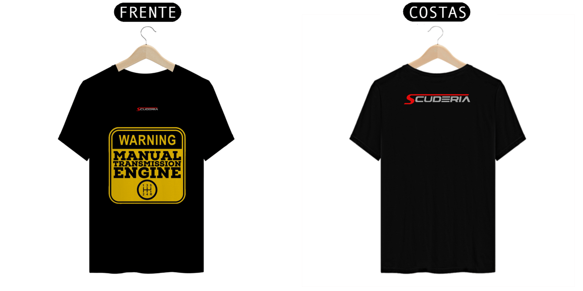 Nome do produto: T-Shirt Quality Manual Transmission Scuderia