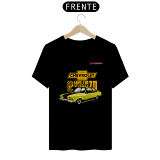 Nome do produto T-Shirt Prime Coleção Anos 70 Chevette GPII Amarelo Scuderia