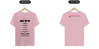 Nome do produto T-Shirt Classic Linha do Tempo Frente Golf GTI Scuderia