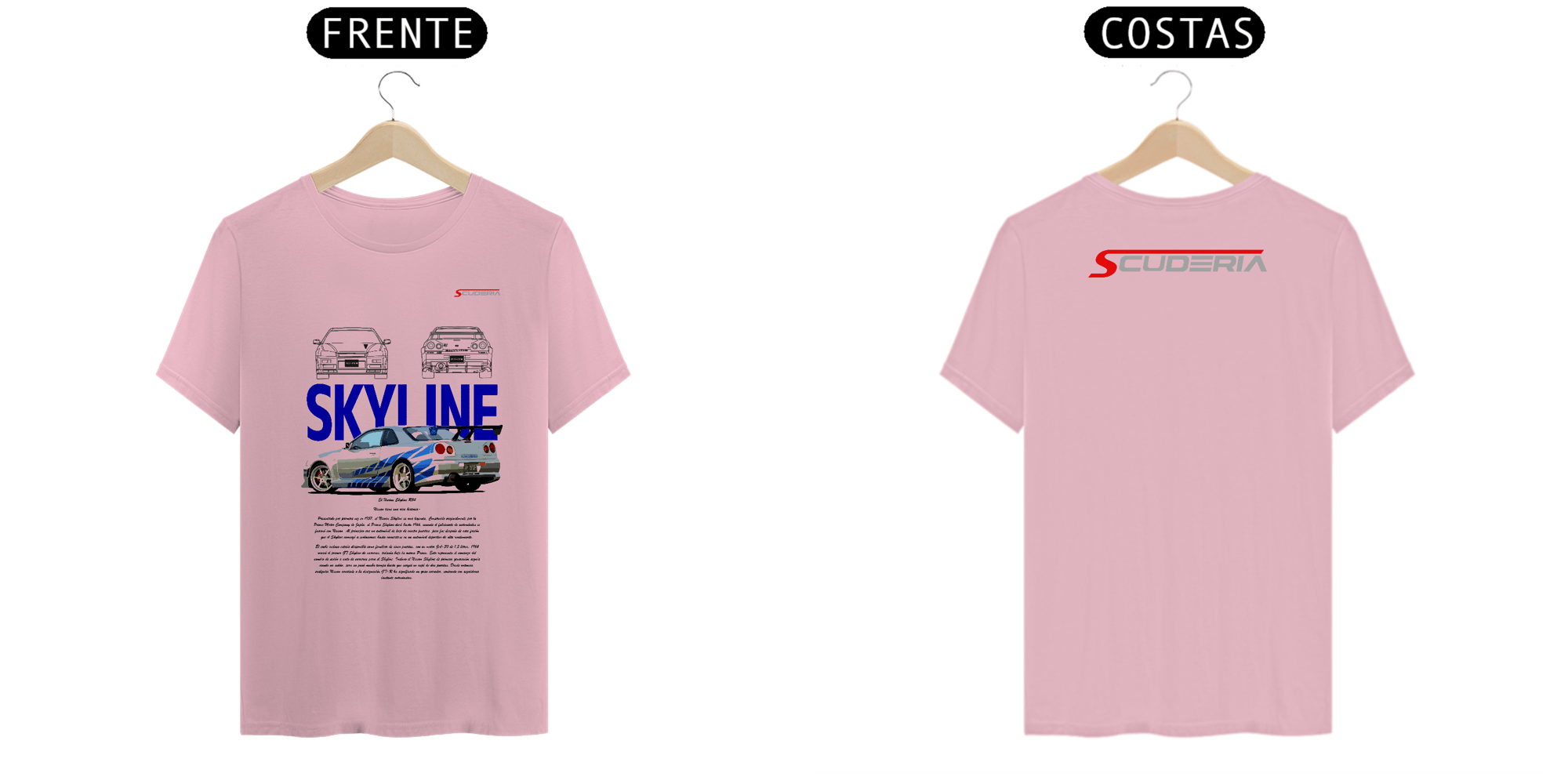 T-Shirt Pima Skyline Scuderia