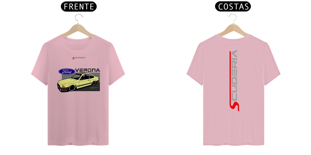 Nome do produto: T-Shirt Pima Ford Verona Amarelo Scuderia