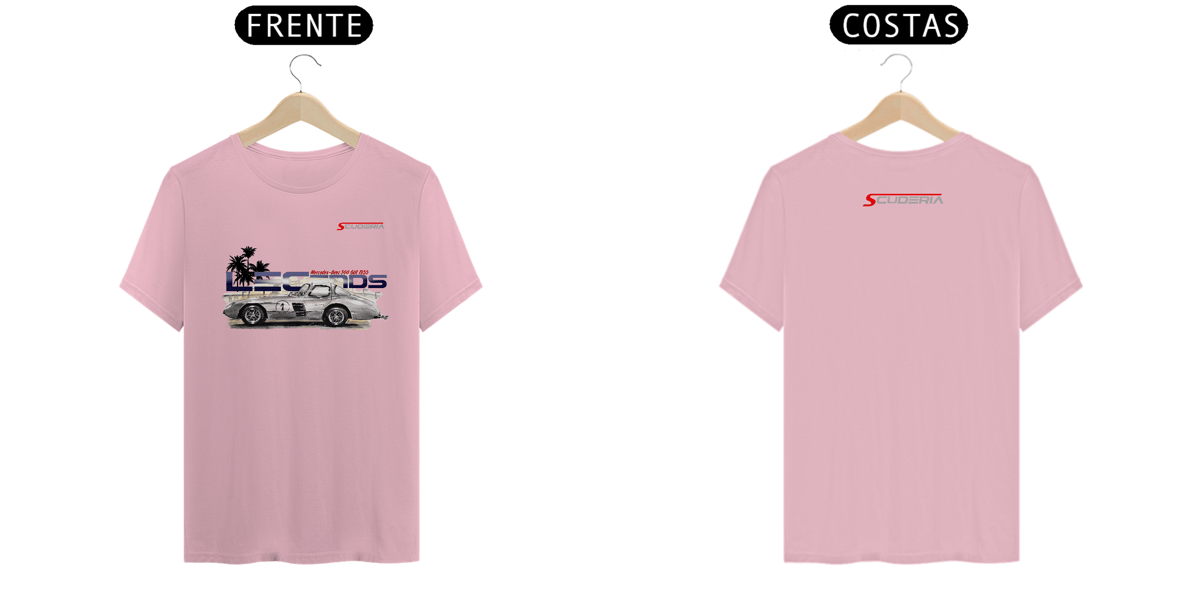 Nome do produto: T-Shirt Pima Mercedes-Benz 300 SLR 1955 Scuderia