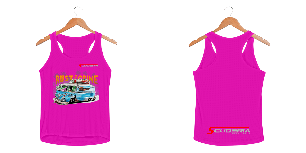 Nome do produto: Regata Feminina Sport Dry UV Kombi Rat Look Scuderia