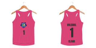 Nome do produto UV Clube do Voley Clara