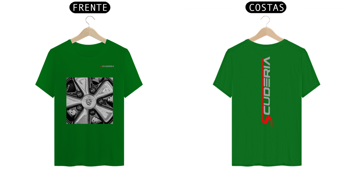 Nome do produto: T-Shirt Quality Roda de Porsche Scuderia