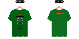 Nome do produto T-Shirt Classic Linha do Tempo Frente Golf GTI Scuderia