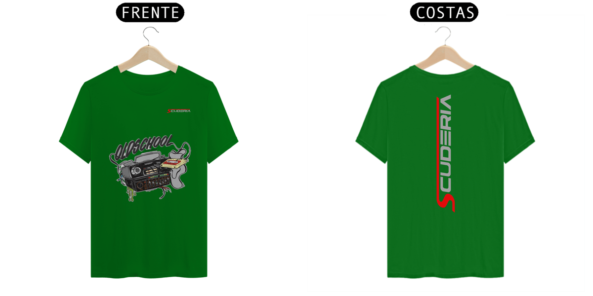Nome do produto: T-Shirt Quality Conjunto Old School (Toca Fitas TKR + Tojo) Scuderia