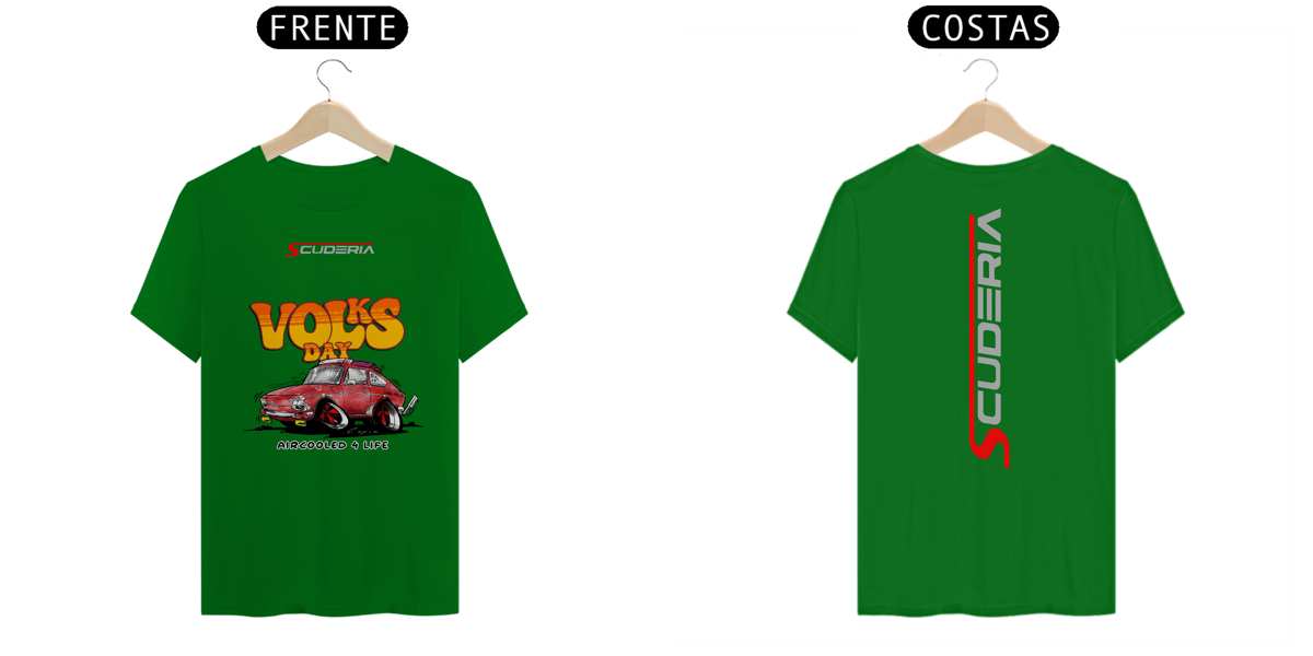 Nome do produto: T-Shirt Quality Coleção Volks Day TL Scuderia