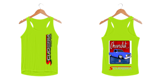 Nome do produto Regata Feminina Sport Dry UV Coleção Anos 70 C10 Azul Scuderia