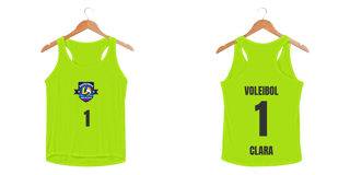 Nome do produto UV Clube do Voley Clara