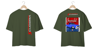 Camiseta Oversized Coleção Anos 70 C10 Azul Scuderia